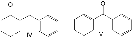 <strong>Predict the product for the following reaction. </strong> A) I B) II C) III D) IV E) V
