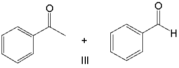 <strong>Provide the reactants that would give the following aldol condensation product. </strong> A) I B) II C) III D) IV E) none of these