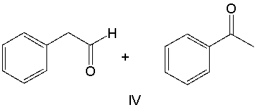 <strong>Provide the reactants that would give the following aldol condensation product. </strong> A) I B) II C) III D) IV E) none of these