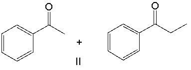 <strong>Provide the reactants that would give the following aldol condensation product. </strong> A) I B) II C) III D) IV E) none of these
