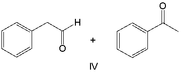<strong>Provide the reactants that would give the following aldol condensation product. </strong> A) I B) II C) III D) IV E) none of these