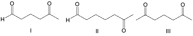 <strong>Provide the reactant(s) that would give the following aldol condensation product. </strong> A) I B) II C) III D) IV E) V
