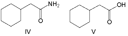 <strong>Predict the product for the following reaction. </strong> A) I B) II C) III D) IV E) V
