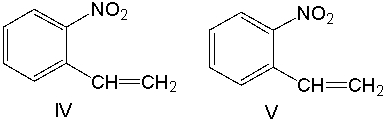 <strong>Predict the product for the following reaction. </strong> A) I B) II C) III D) IV E) V