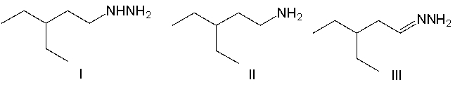 <strong>Predict the product for the following reaction. </strong> A) I B) II C) III D) IV E) III and IV