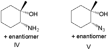 <strong>Predict the product for the following reaction sequence. </strong> A) I B) II C) III D) IV E) V