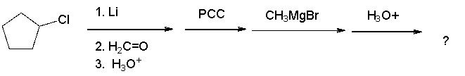 <strong>What is the product of the following sequence? </strong> A) I B) II C) III D) IV E) V