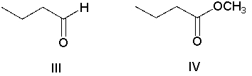<strong>Identify the starting material. </strong> A) I B) II C) III D) IV E) The product cannot be formed directly from one of the reactants above.