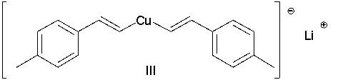 <strong>Which of the following Gilman reagents could be used with a vinyl halide to afford the (E,E)-diene shown below? Select all that apply. </strong> A) I B) II C) III D) IV E) II and III