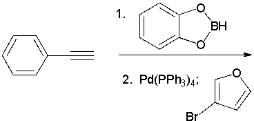 What is the product of the following reaction?      