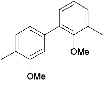 Which two reagents can be coupled in a Suzuki reaction to form the product listed below.