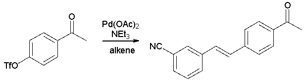 Which alkene would be used in the Heck reaction below?    