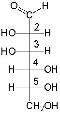 <strong>Which one of the following is the correct stereochemical configuration for D-mannose? </strong> A) 2S,3S,4R,5R B) 2R,3S,4R,5S C) 2R,3R,4S,5S D) 2S,3S,4R,5S E) 2S,3R,4S,5R