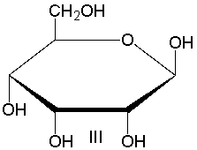 <strong>What is the correct Haworth projection for \beta -D-allopyranose? </strong> A) I B) II C) III D) IV E) V