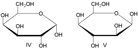 <strong>What is the correct Haworth projection for \beta -D-allopyranose? </strong> A) I B) II C) III D) IV E) V