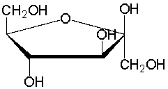 <strong>What is the correct name for the following compound? </strong> A) ( \alpha -D-fructofuranose) B) ( \beta -D-sorbofuranose) C) ( \alpha -D-glucopyranose) D) ( \beta -D- fructofuranose) E) ( \beta -D-gulopyranose)