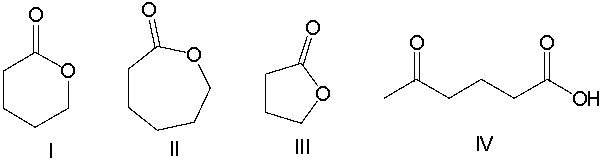 <strong>Which of the following monomers would produce the condensation polymer below? </strong> A) I B) II C) III D) IV E) C and D