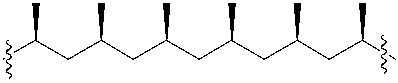 <strong>Which of the following best describes the polymer shown below? </strong> A) atactic B) isotactic C) syndiotactic D) antidiotactic E) none of these