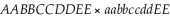 Two organisms,AABBCCDDEE and aabbccddee,are mated to produce an F₁ that is self-fertilized.If the capital letters represent dominant,independently assorting alleles: a) How many different genotypes will occur in the F₂? b) What proportion of the F₂ genotypes will be recessive for all five loci? c) Would you change your answers to (a)and/or (b)if the initial cross occurred betwee n parents? d) Would you change your answers to (a)and/or (b)if the initial cross occurred betwee n parents?