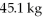 <strong>Add and and express your answer in milligrams (mg) to the correct number of significant figures.</strong> A) 4.64 × 10<sup>7</sup> mg B) 4.64 × 10<sup>4</sup> mg C) 4.64 × 10<sup>5</sup> mg D) 4.64 × 10<sup>6</sup> mg