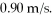 <strong>A block of mass m = 34 kg and speed V is behind a block of mass M = 81 kg and speed of as shown in the figure. The surface is frictionless and the blocks collide and couple. After the collision, the blocks have a common speed of What is the magnitude of the impulse on the 34-kg block due to the collision? </strong> A) 32 N ∙ s B) 14 N ∙ s C) 41 N ∙ s D) 57 N ∙ s E) 73 N ∙ s