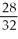 <strong>Consider two equal-volume flasks of gas at the same temperature and pressure. One gas, oxygen, has a molecular mass of 32. The other gas, nitrogen, has a molecular mass of 28. What is the ratio of the number of oxygen molecules to the number of nitrogen molecules in these flasks?</strong> A)   B)   C)   D)   E)   <div style=padding-top: 35px> 