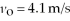 An object of mass 6.8 kg is attached to an ideal spring of force constant (spring constant) 1720 N/m. The object is set into simple harmonic motion, with an initial velocity of   and an initial displacement of   Calculate the maximum speed the object raches during its motion.<div style=padding-top: 35px> 
