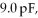 <strong>Three capacitors are arranged as shown in the figure, with a voltage source connected across the combination. C<sub>1</sub> has a capacitance of has a capacitance of and has a capacitance of Find the potential drop across the entire arrangement if the potential drop across C<sub>2</sub> is </strong> A) 1500 V B) 1000 V C) 470 V D) 430 V