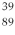 <strong>An yttrium isotope has 39 protons and 50 neutrons in its nucleus. Which one of the following symbols accurately represents this isotope?</strong> A)   Y B)   Y C)   Y D)   Y E)   Y <div style=padding-top: 35px> 