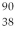 <strong>The symbol for a certain isotope of strontium is   Sr. What is the mass number of this isotope?</strong> A) 38 B) 52 C) 88 D) 90 E) 128 <div style=padding-top: 35px> 