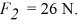 <strong>The figure shows two forces acting on an object, with magnitudes and What third force will cause the object to be in equilibrium (acceleration equals zero)? </strong> A) 52 N pointing down B) 52 N pointing up C) 82 N pointing down D) 82 N pointing up