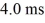 <strong>What resistance should be added in series with a 3.0-H inductor to complete an LR circuit with a time constant of ?</strong> A) 0.75 k Ω B) 12 Ω C) 0.75 Ω D) 2.5 Ω