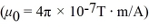 As shown in the figure, two long straight wires are separated by a distance of d = 0.80 m. The currents are I<sub>1</sub> = 2.0 A to the right in the upper wire and I<sub>2</sub> = 7.0 A to the left in the lower wire. What are the magnitude and direction of the magnetic field at point P, which is a distance d/2 = 0.40 m below the lower wire?    <div style=padding-top: 35px> 