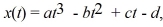 The position of an object as a function of time is given by where c = 60 m/s and d = 7.0 m. (a) Find the instantaneous acceleration at t =2.4 s. (b) Find the average acceleration over the first 2.4 seconds.