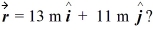 <strong>A force = 12 N - 10 N Acts on an object. How much work does this force do as the object moves from the origin to the point </strong> A) 46 J B) 266 J C) 37 J D) 62 J