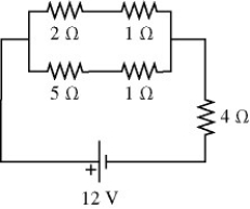 For the circuit shown in the figure,all quantities are accurate to 3 significant figures.What is the power dissipated in the 2-Ω resistor?