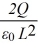 <strong>Consider two closely spaced and oppositely charged parallel metal plates.The plates are square with sides of length L and carry charges Q and -Q on their facing surfaces.What is the magnitude of the electric field in the region between the plates?</strong> A)E = B)E = C)E = 0 D)E = E)E =