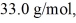 <strong>A 610-g quantity of an ideal gas undergoes a reversible isothermal compression at a temperature of The compression reduces the volume of the gas from initially,to finally.The molecular mass of the gas is and the ideal gas constant is R = 8.314 J/(mol ∙ K).The entropy change for the gas is closest to</strong> A)-99 J/K. B)-81 J/K. C)99 J/K. D)81 J/K. E)0.00 J/K.