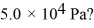 In the figure,an open tank contains a layer of oil floating on top of a layer of water (of density 1000 kg/m<sup>3</sup>)that is 3.0 m thick,as shown.What must be the thickness of the oil layer if the gauge pressure at the bottom of the tank is to be The density of the oil is 510 kg/ .
