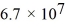 <strong>How many nanoseconds does it take for a computer to perform one calculation if it performs calculations per second?</strong> A)15 ns B)67 ns C)11 ns D)65 ns