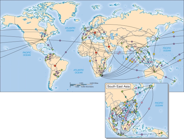   -The above map best characterizes