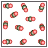 Use the pictures below A) B) C) D) E) -Which of the above figure represents a \underline{\text{mixture of two elements}} ?