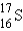 <strong>What is the atomic symbol for an element with 16 protons and 17 neutrons?</strong> A) B) C) D) E)