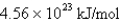 <strong>What is the energy per mole of photons of light with a frequency of </strong> A) B) C) D) E)