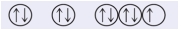 <strong>Which of the following orbital diagrams represent(s)a paramagnetic atom? 1s ~~~~~~~~~~ ~~~ 2s ~~~~~~~~ 2p 1) 2) 3) </strong> A) 1 only B) 2 only C) 3 only D) 1 and 2 E) 2 and 3