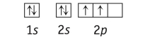 <strong>Which element has the following ground state electron configuration? </strong> A) B B) Li C) Si D) Be E) C