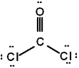 <strong>The correct Lewis structure for Cl<sub>2</sub>CO is (the 2 Cl's and the O are bound to the C and not to each other):</strong> A)   B)   C)   D)   E) none of these <div style=padding-top: 35px> 