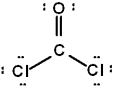 <strong>The correct Lewis structure for Cl<sub>2</sub>CO is (the 2 Cl's and the O are bound to the C and not to each other):</strong> A)   B)   C)   D)   E) none of these <div style=padding-top: 35px> 