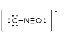  <strong>What is the formal charge of the  \underline{\text{ carbon }}   atom in the Lewis structure for isocyanate shown below?  </strong> A) 0 B) (-2) C) +1 D) (-1) E) -3 <div style=padding-top: 35px>  