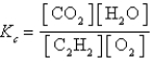 <strong>Which expression correctly describes the equilibrium constant K<sub>c</sub> for the following reaction?  </strong> A)   B)   C)   D)   E)   <div style=padding-top: 35px> 